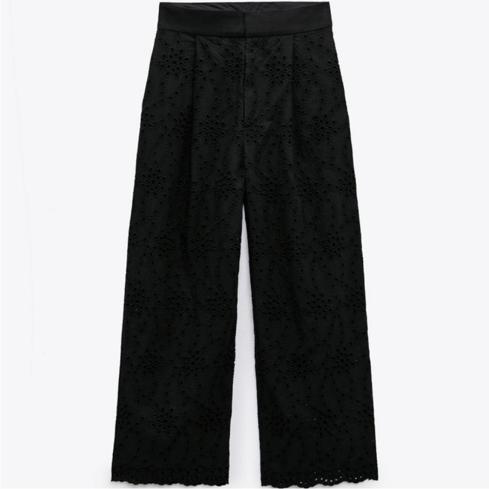 Zara pants with openwork embroidery - Picture 11 of 15